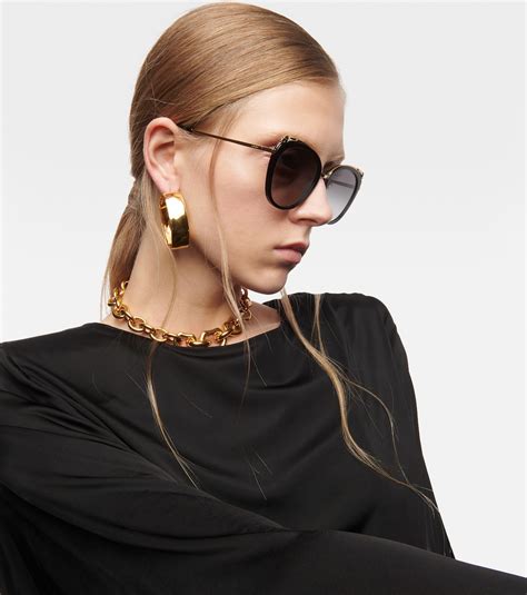 Panthère de Cartier oversized sunglasses in black